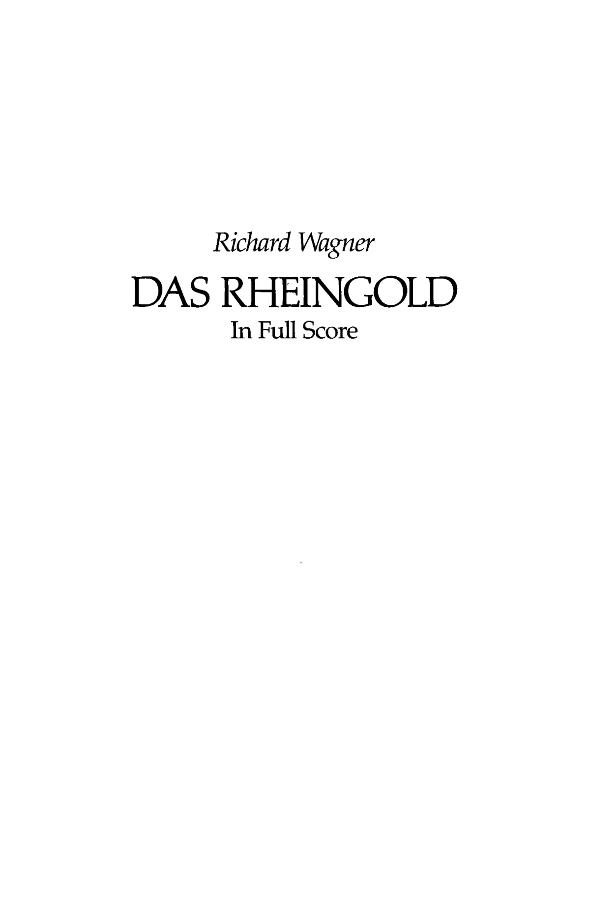Das Rheingold - Page 1