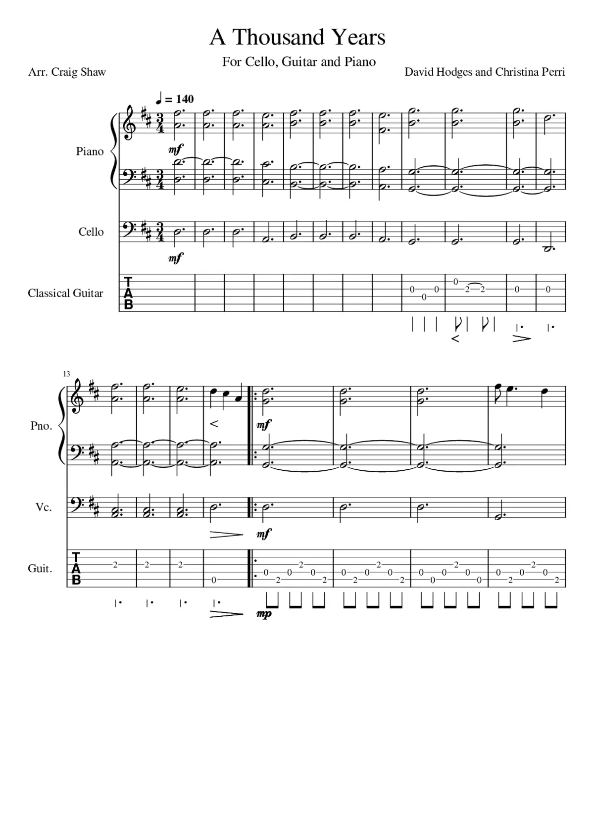 a thousand years - Page 1