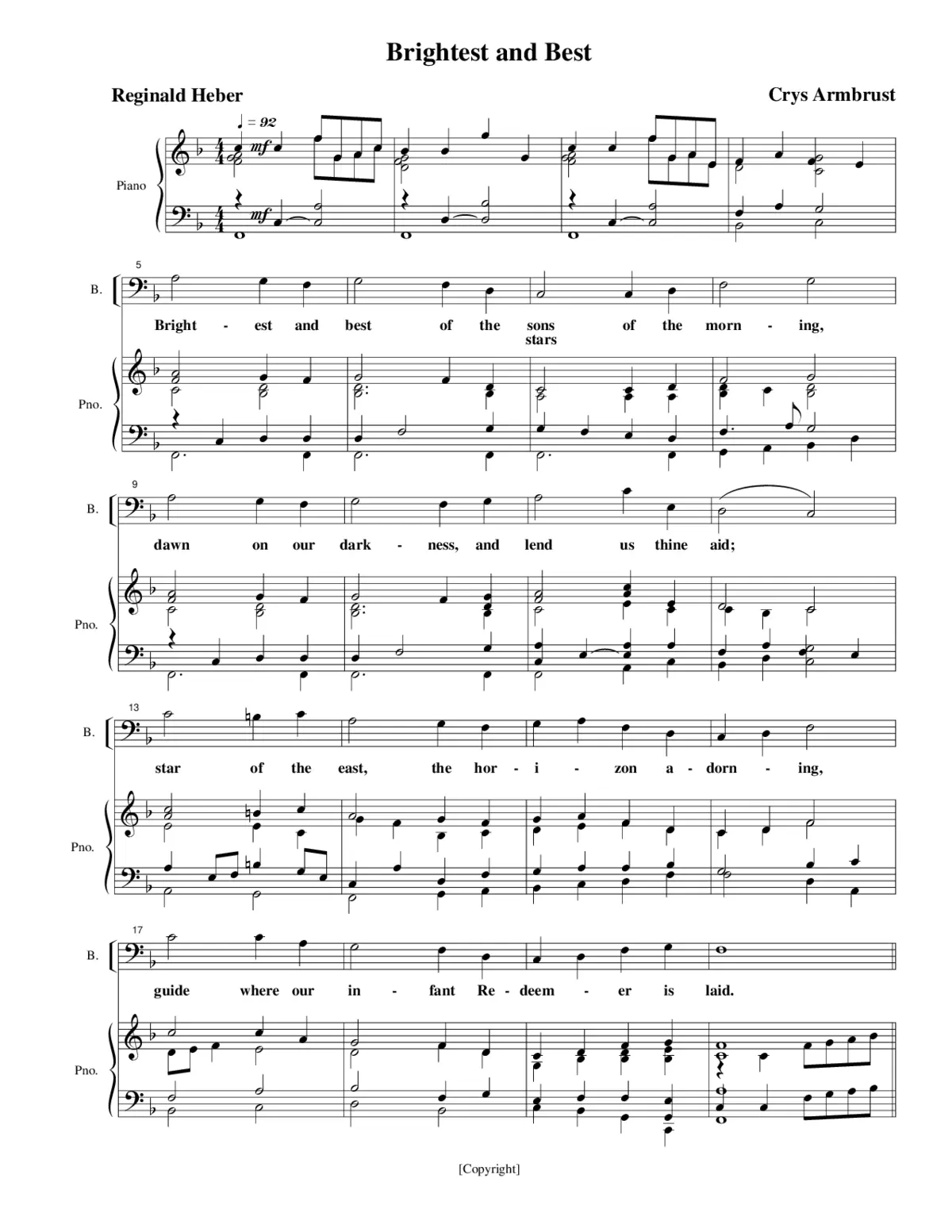 Brightest and best - Page 1