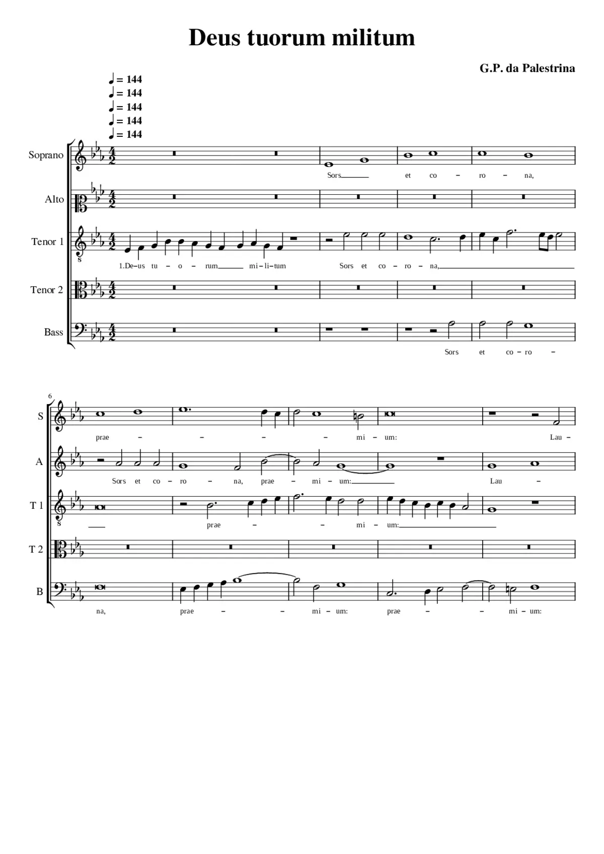 Deus tuorum militum - Page 1