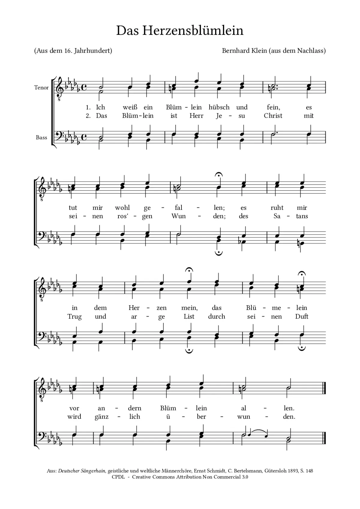Das Herzensblümlein - Page 1