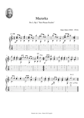 Mazurka Op.1 No.1