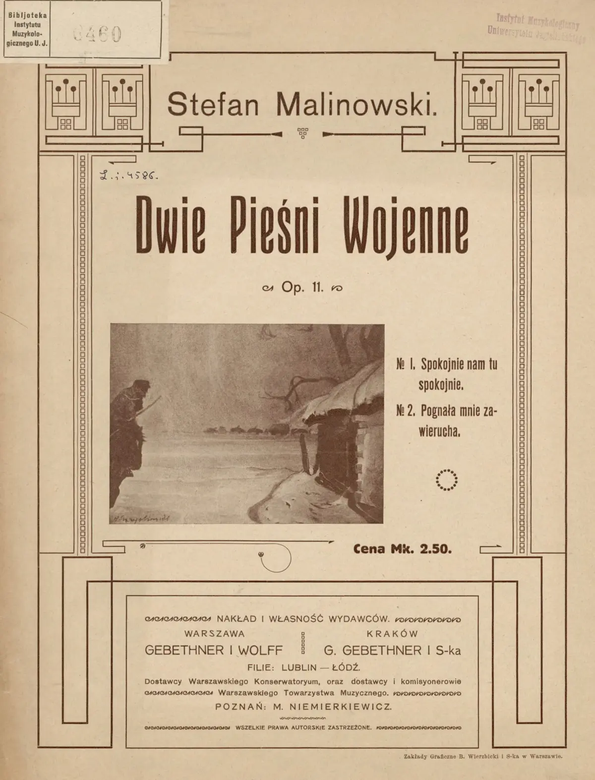 2 Pieśni wojenne - Page 1