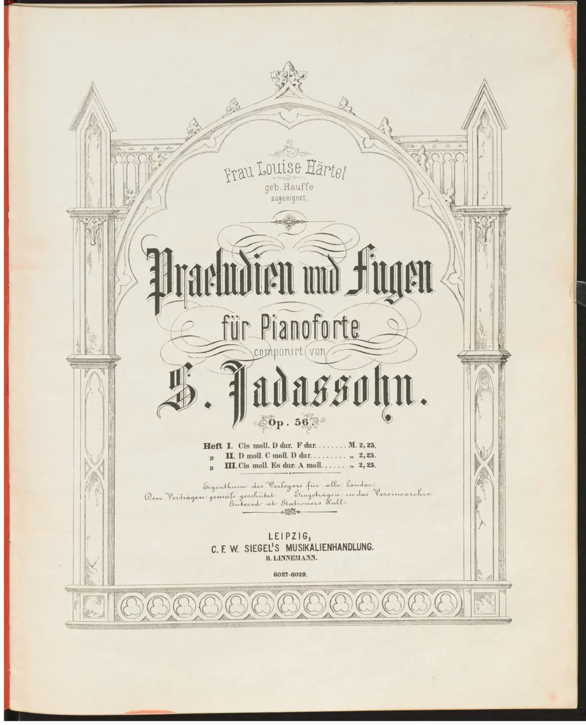 18 Preludes and Fugues for Piano, Op.56 - Page 1