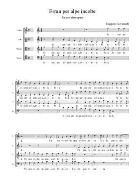 Erran per alpe incolte