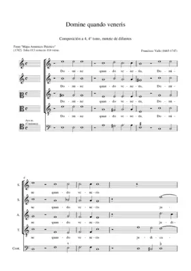 Domine quando veneris