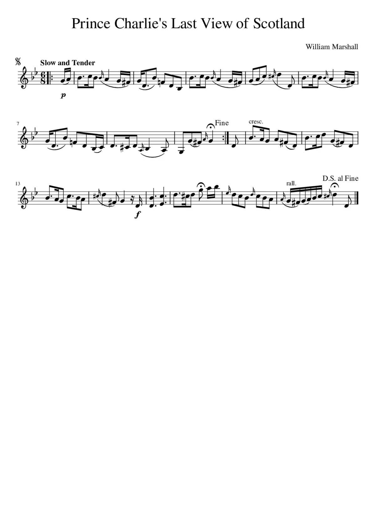 Prince Charlie's Last View of Scotland - Page 1