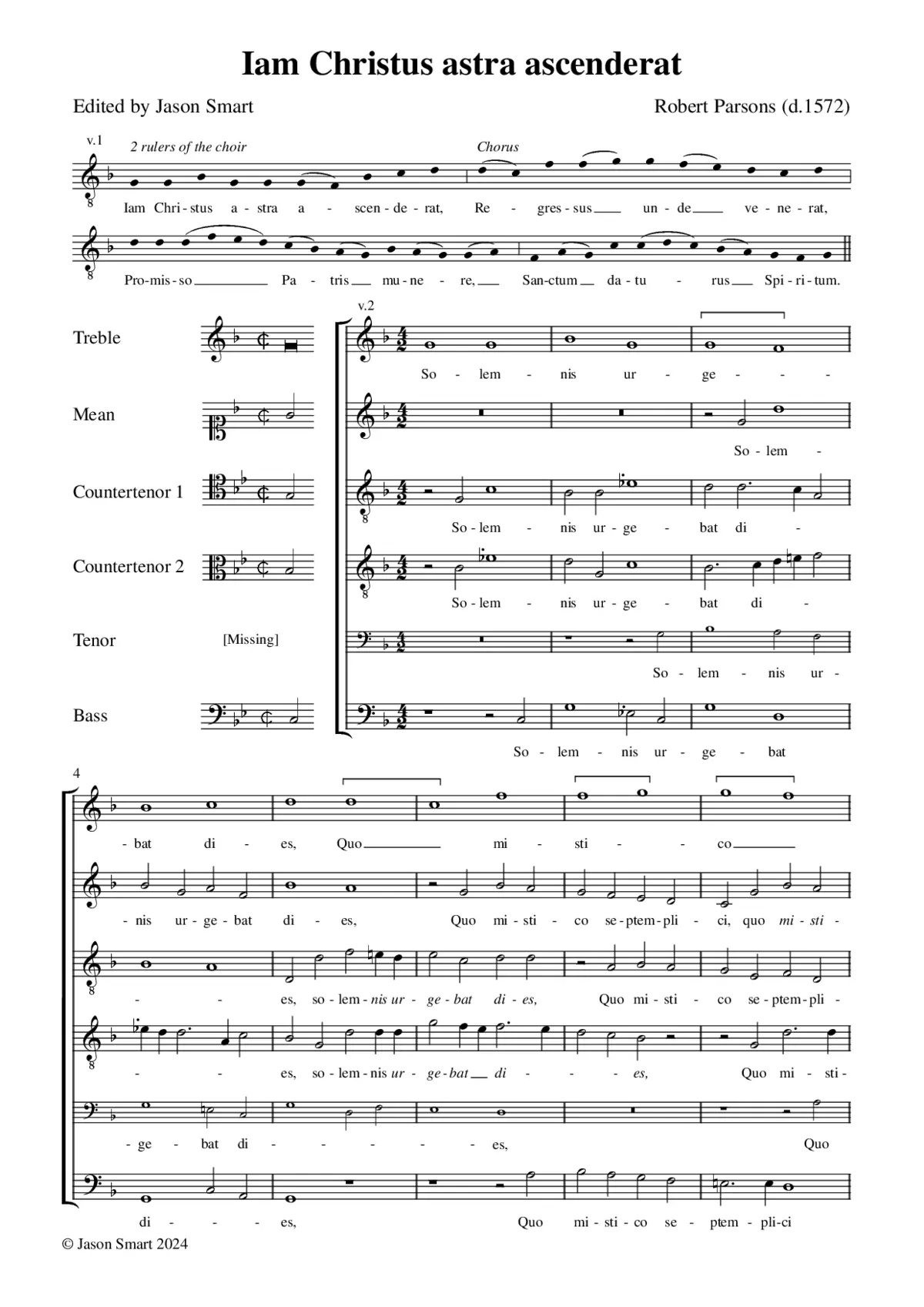 Iam Christus astra ascenderat - Page 1