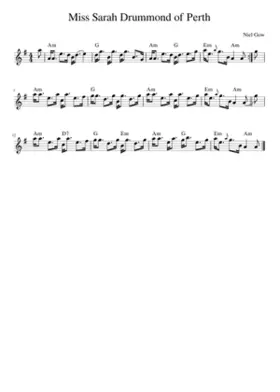 Miss Sarah Drummond of Perth