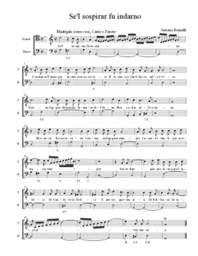 Se'l sospirar fu indarno