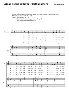 Amar Donna superba - Frutti d'amore