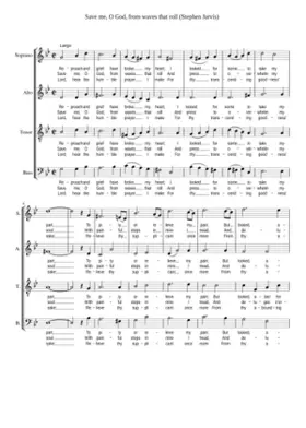 Save me O God from waves that roll