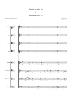 Deus in nomine tuo a 8