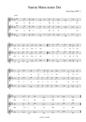 Sancta Maria mater Dei