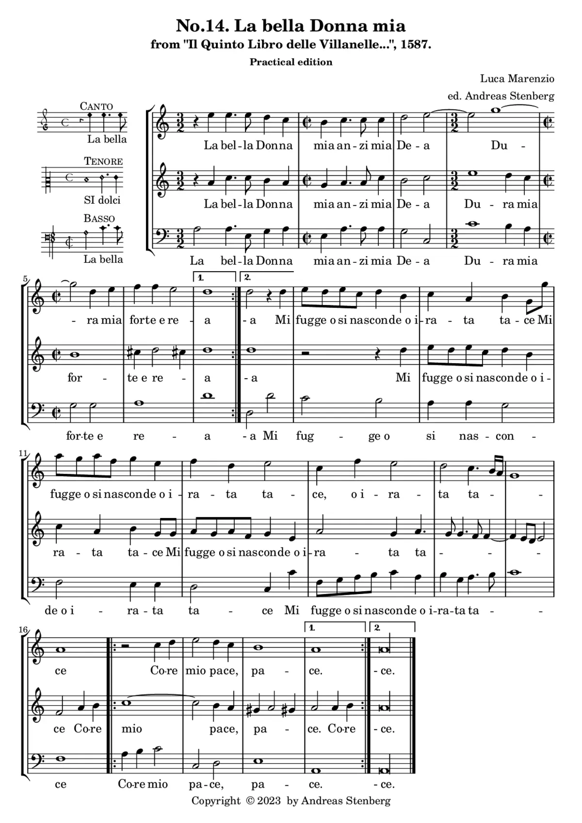 La bella Donna - Page 1