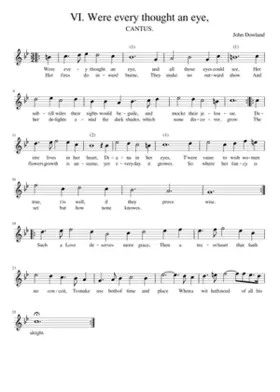 VI. Were every thought an eye