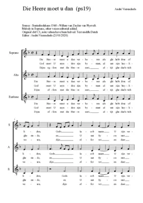 Die Heere moet u dan