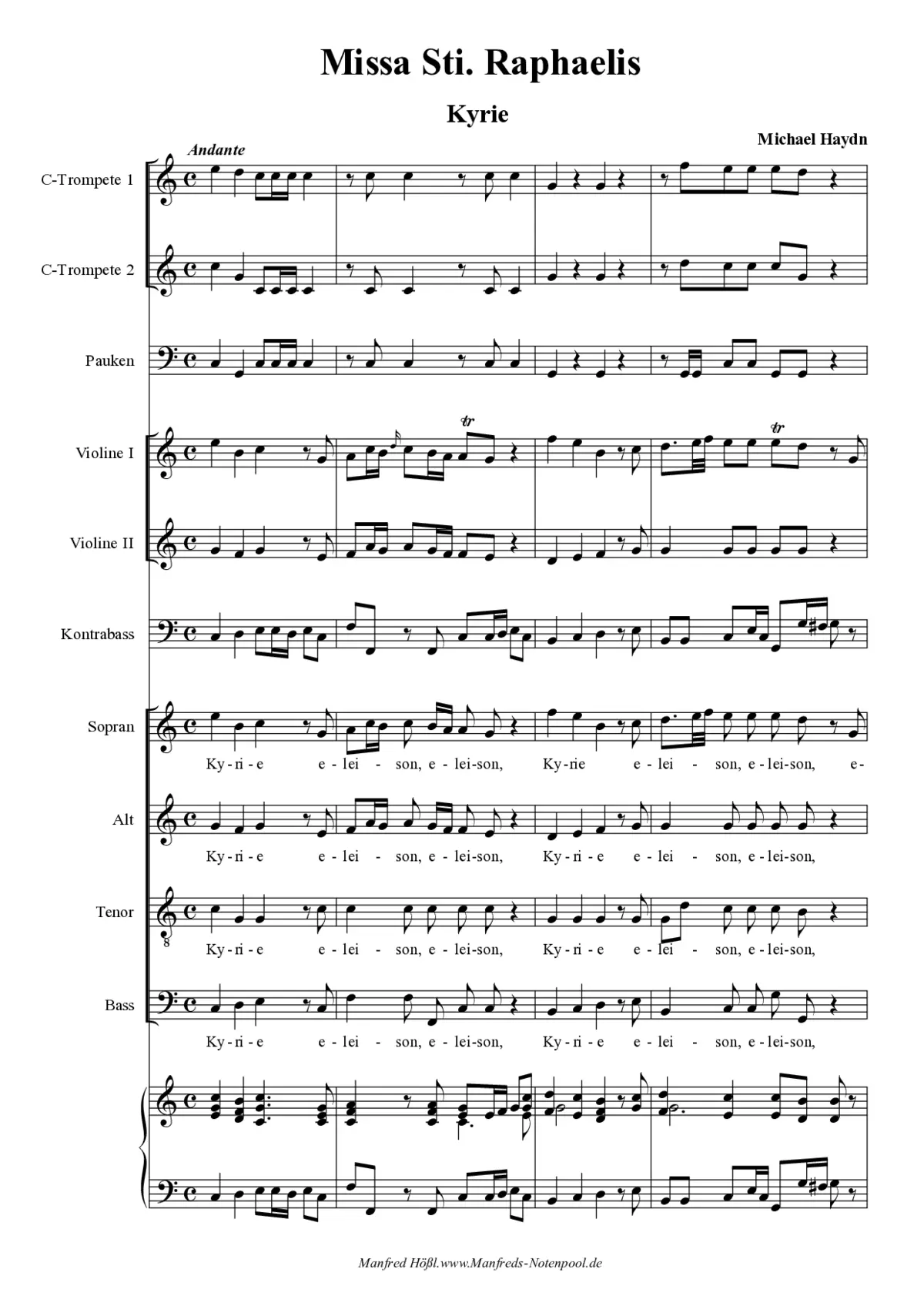 Missa St. Raphaelis - Page 1