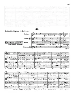 Jesu corona virginum, IGP 341