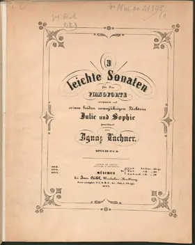 3 Leichte Sonaten