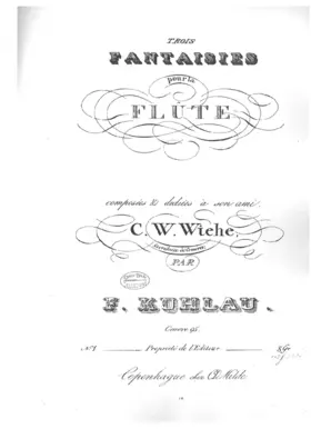 Trois Fantaisies pour la Flute