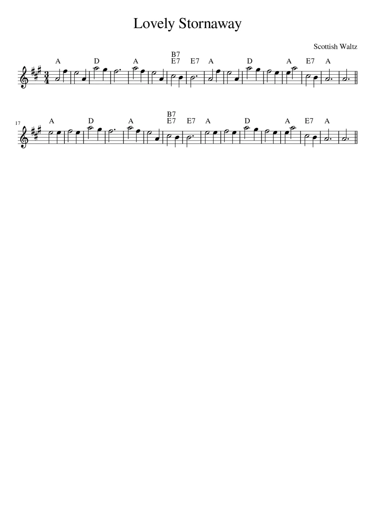 Lovely Stornaway - Page 1