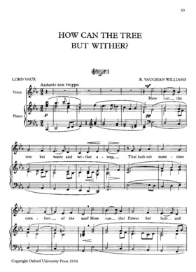 How Can the Tree but Wither?