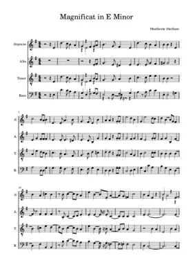 Magnificat in E Minor