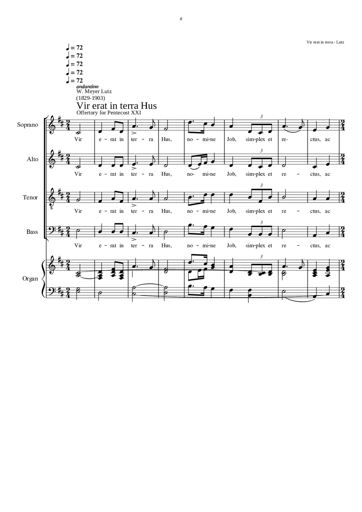 Vir erat in terra - Page 1