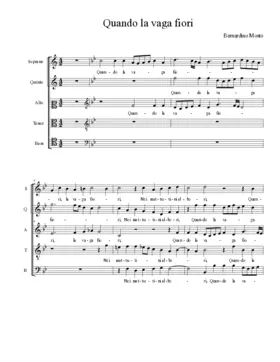 Quando la vaga fiori