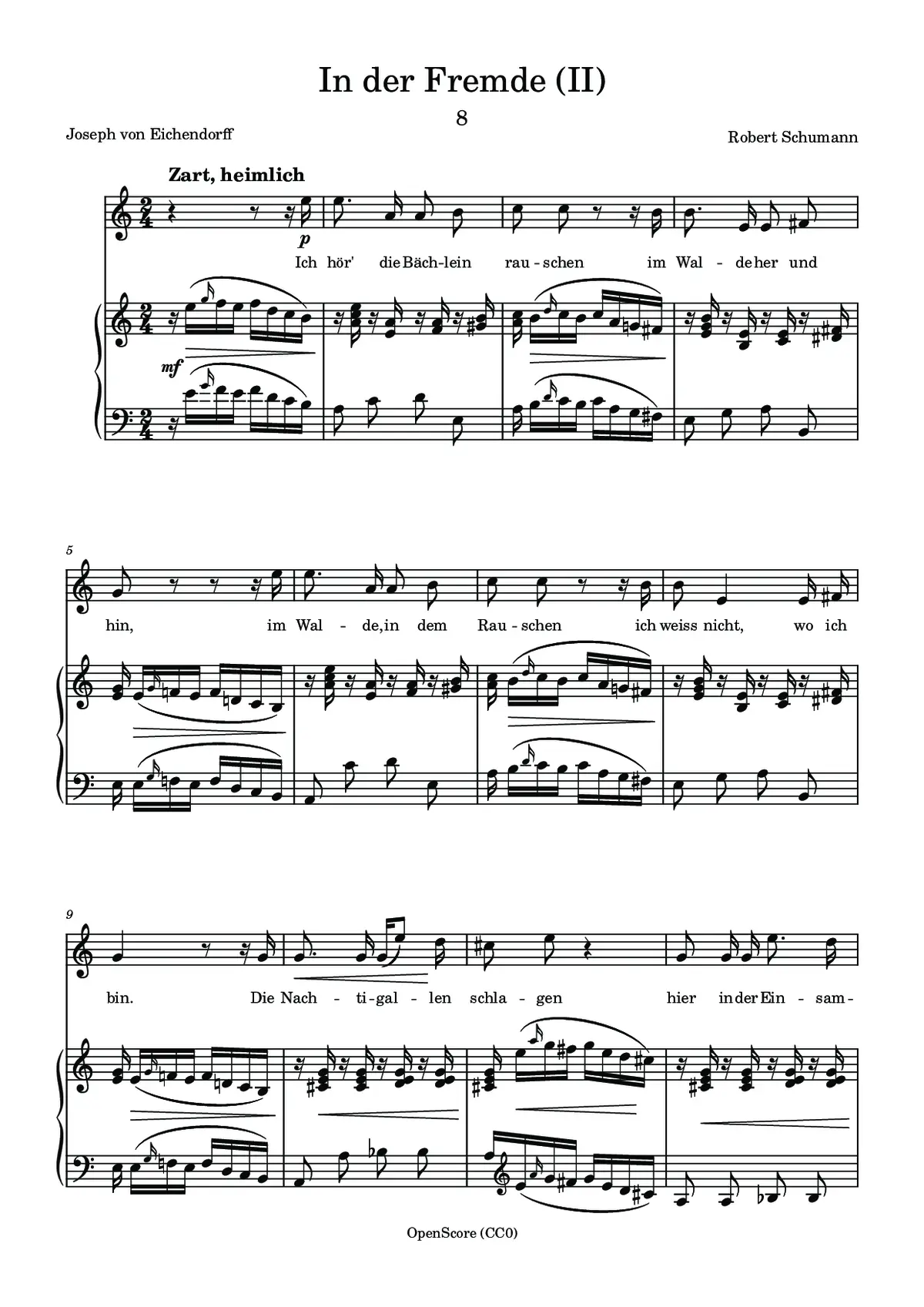 In der Fremde [II] - Page 1