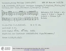 Flute Concerto in D major