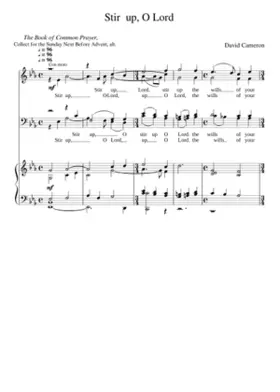 Stir up O Lord