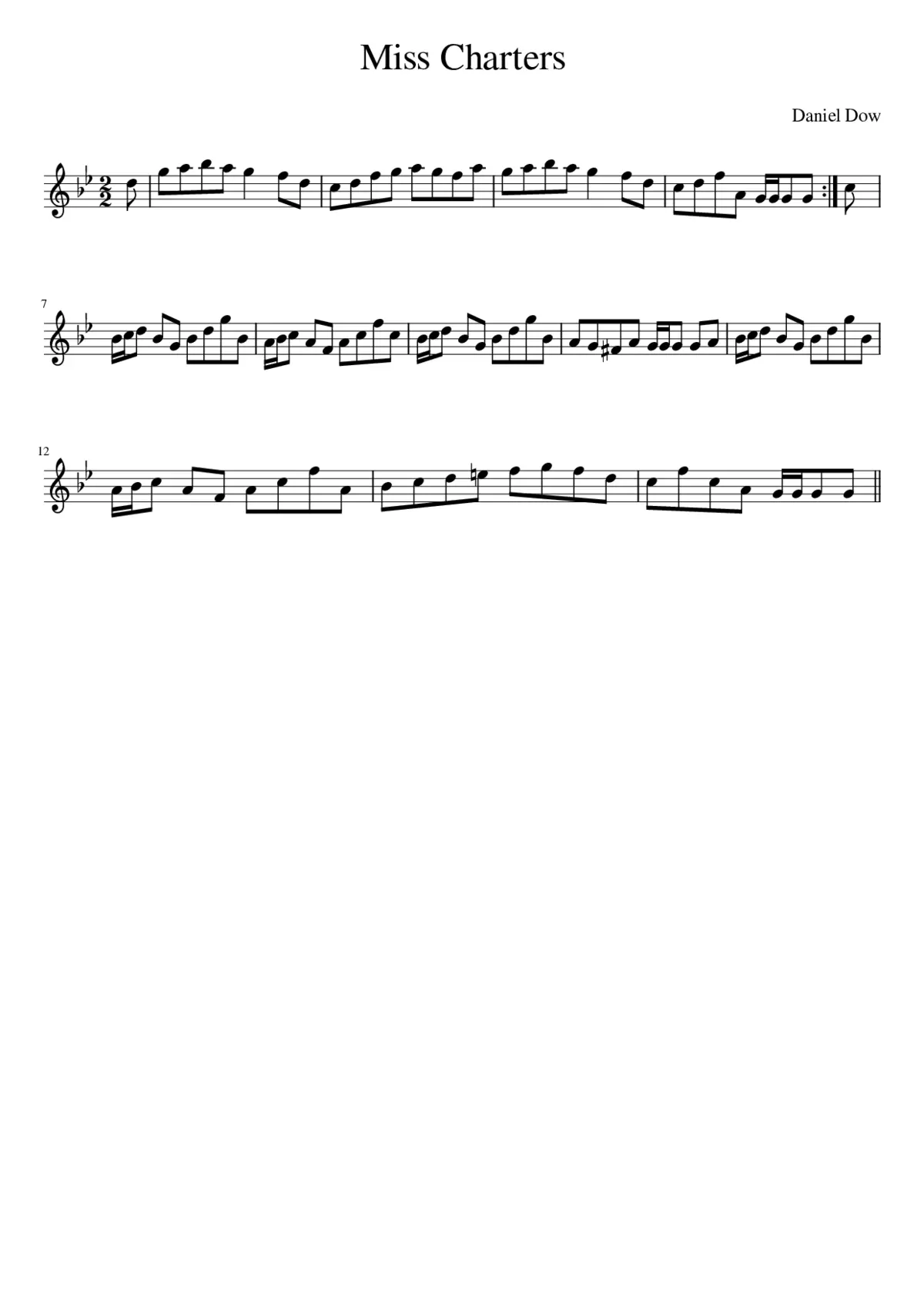 Miss Charters - Page 1