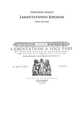 Lamentationes Jeremiae Feria VII