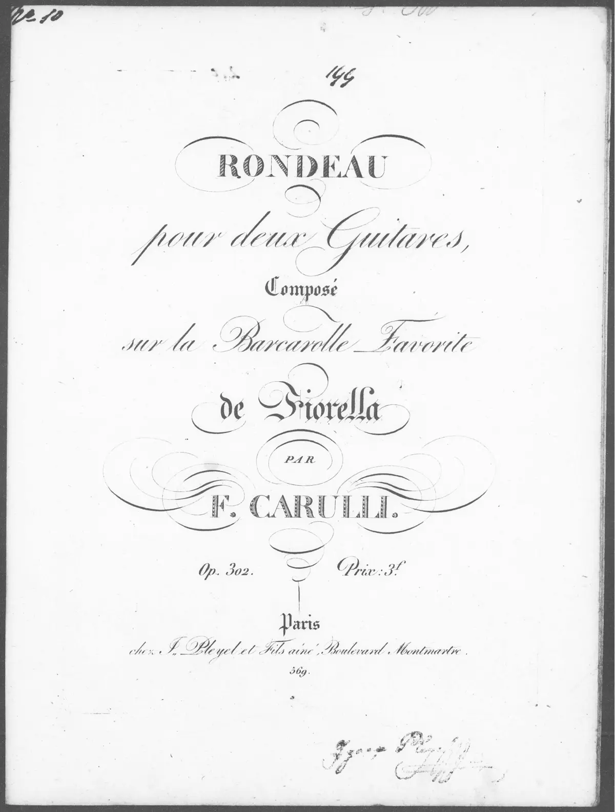 Rondeau pour 2 Guitares - Page 1