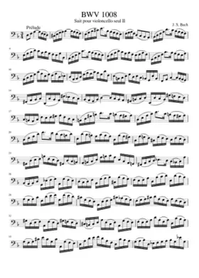 Cello Suite No.2 in D minor BWV 1008