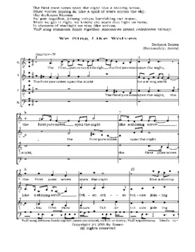 We Sing Like Wolves
