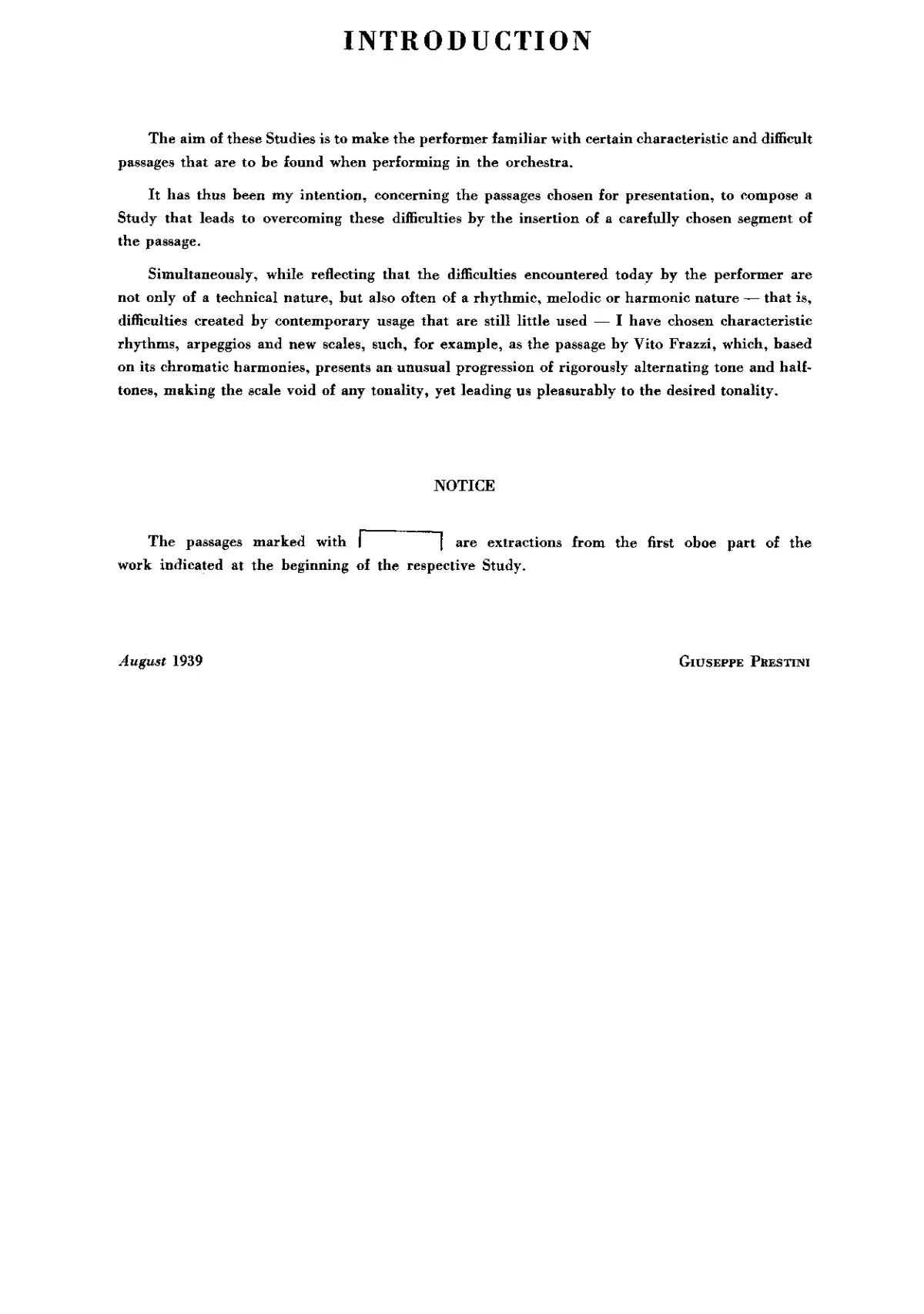 12 studies on chromatic harmony for oboe - Page 1