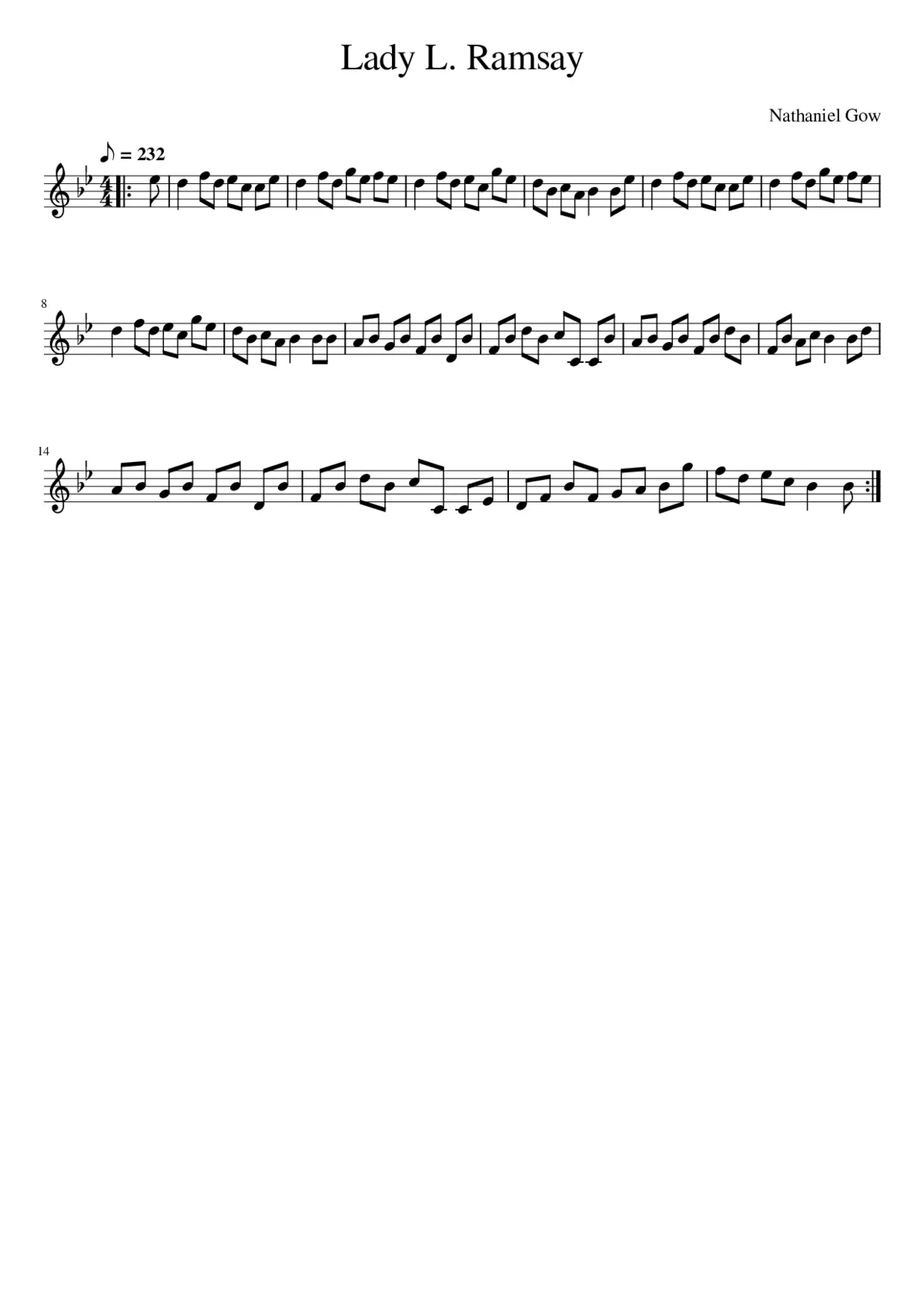 Lady L. Ramsay - Page 1