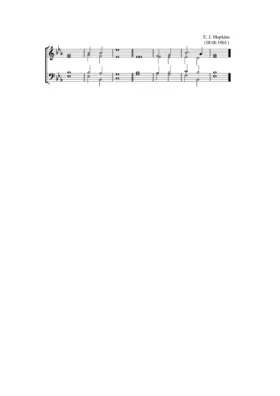 Single chant in E flat major