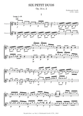 6 Petits Duos Op.34