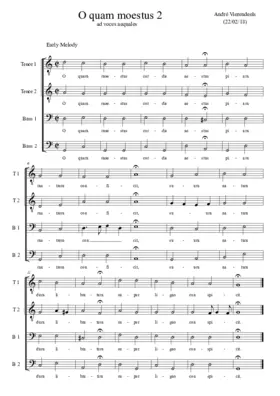 O quam moestus II