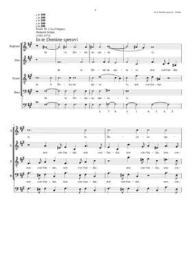 In te Domine speravi SWV 66