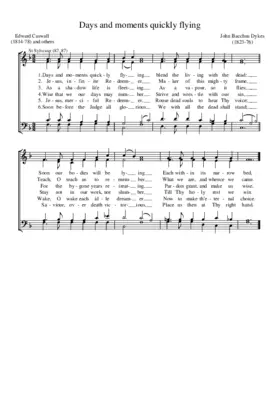 Days and moments quickly flying