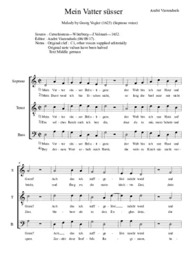 Mein Vatter süsser Bräutigam