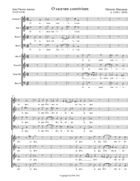 O sacrum convivium a 8