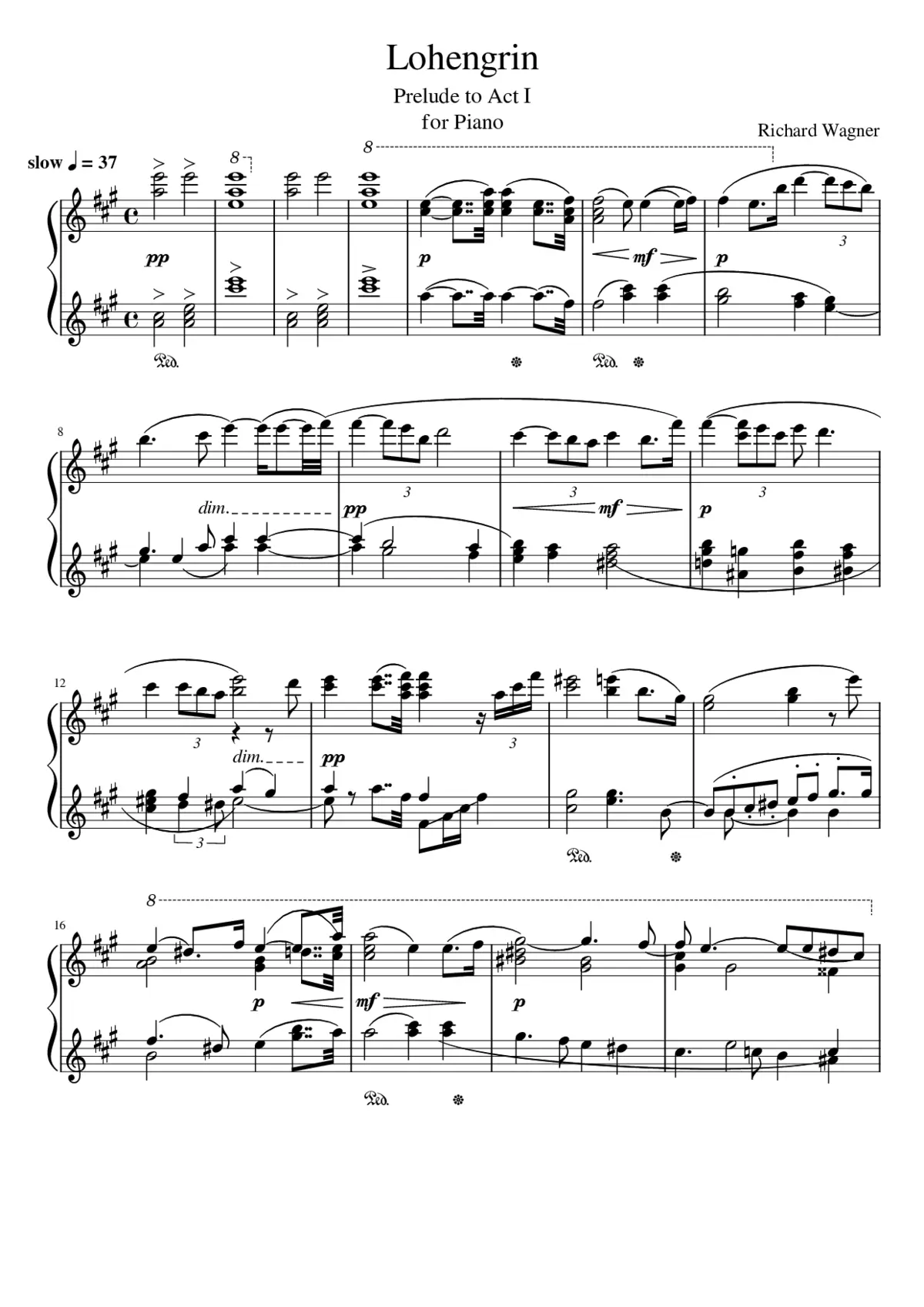 Lohengrin WWV 75 - Page 1