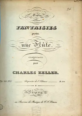 Trois Fantaisies pour une flûte