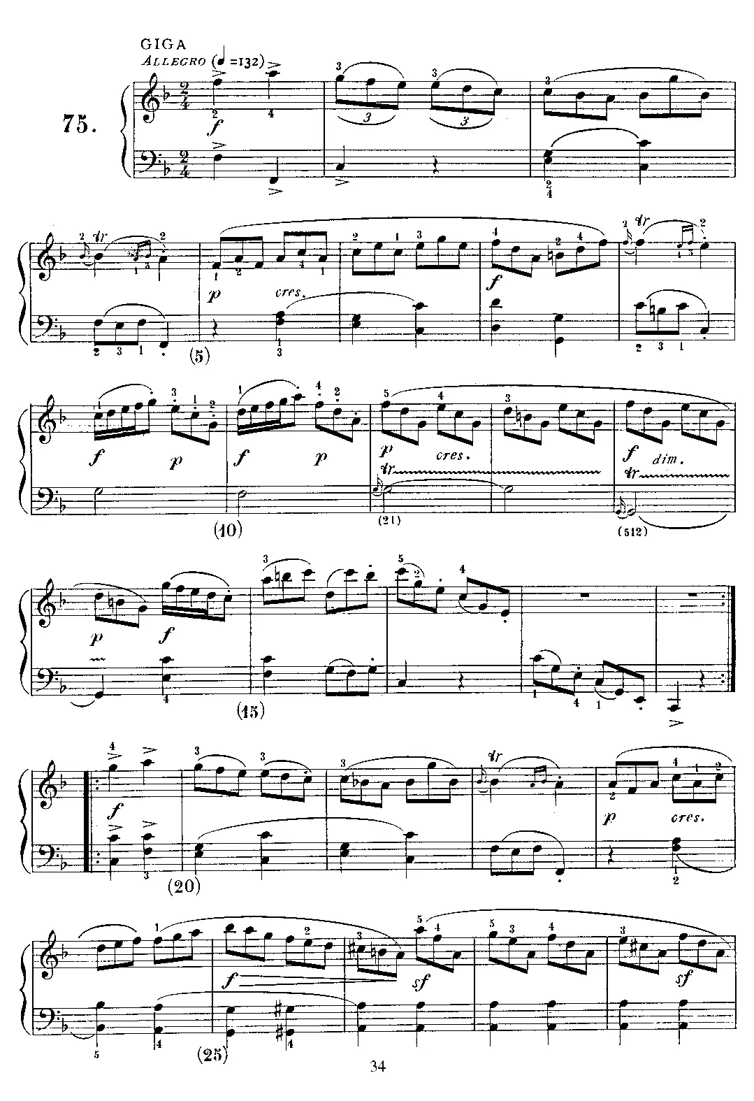 Keyboard Sonata in F major - Page 1